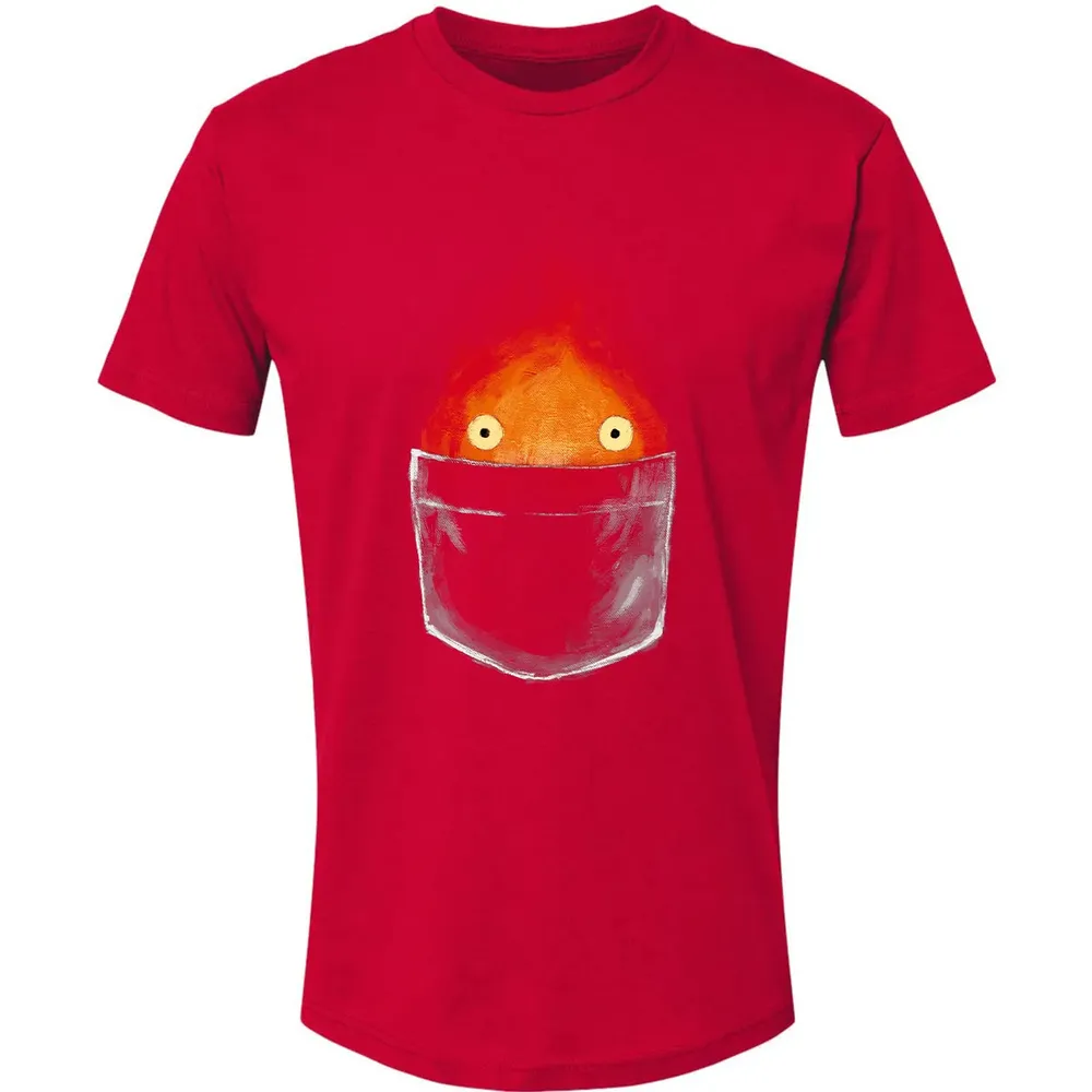 Calcifer in pocket Premium Unisex T-shirt - 6