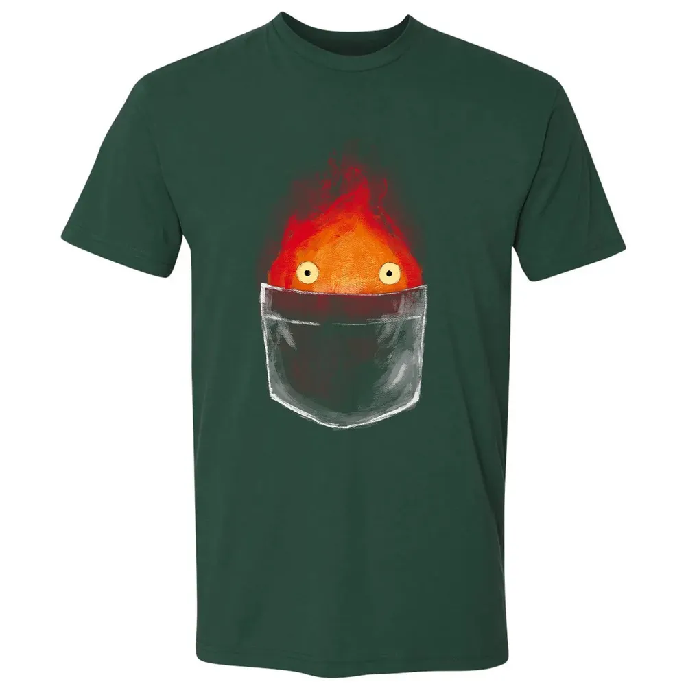 Calcifer in pocket Premium Unisex T-shirt - 12