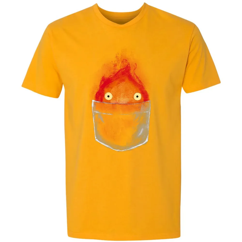 Calcifer in pocket Premium Unisex T-shirt - 11
