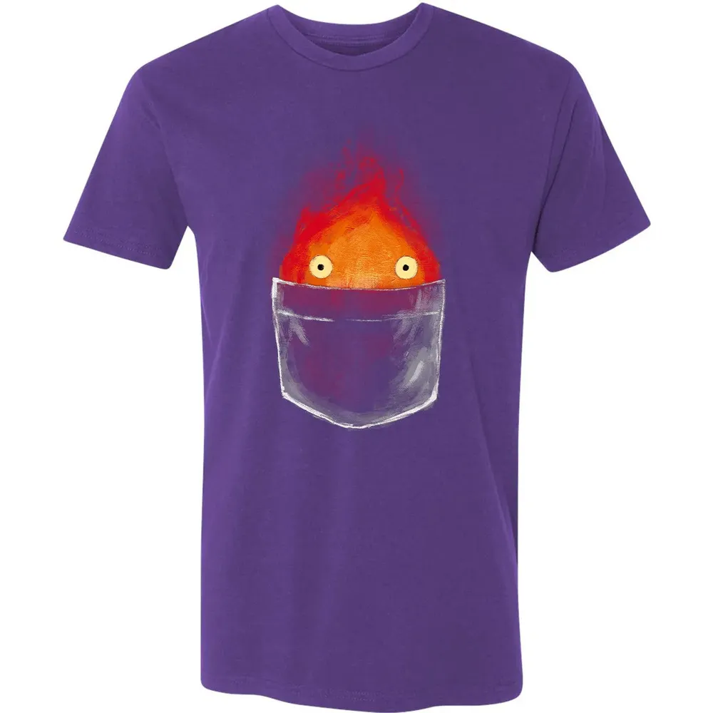 Calcifer in pocket Premium Unisex T-shirt - 7