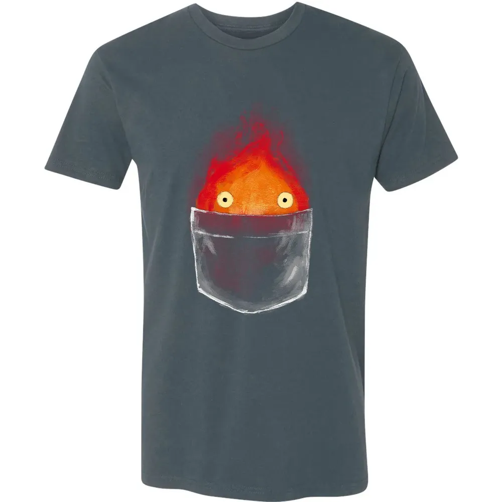 Calcifer in pocket Premium Unisex T-shirt - 14
