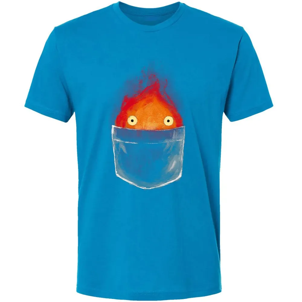 Calcifer in pocket Premium Unisex T-shirt - 15