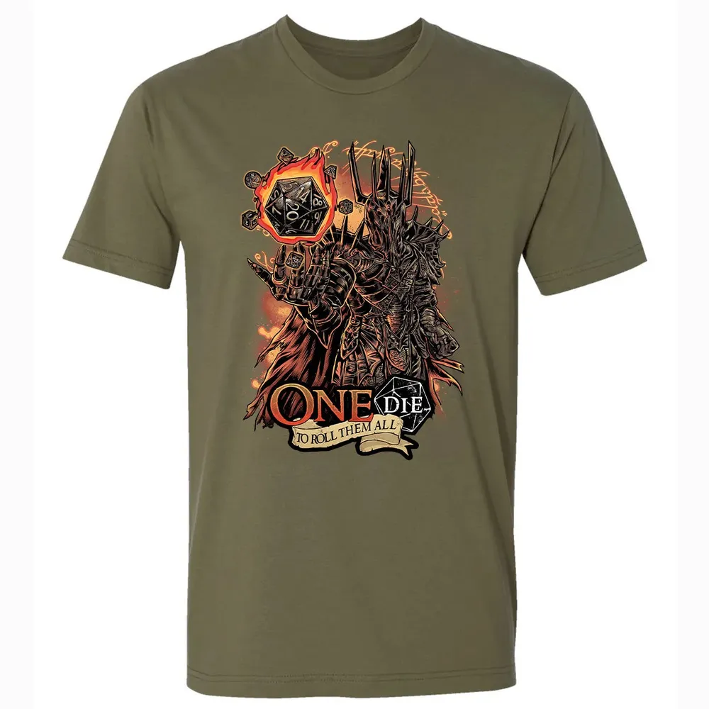 One Dice To Roll Them All Premium Unisex T-shirt - 5