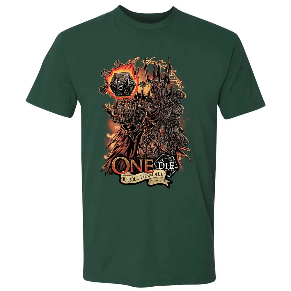 One Dice To Roll Them All Premium Unisex T-shirt - 12