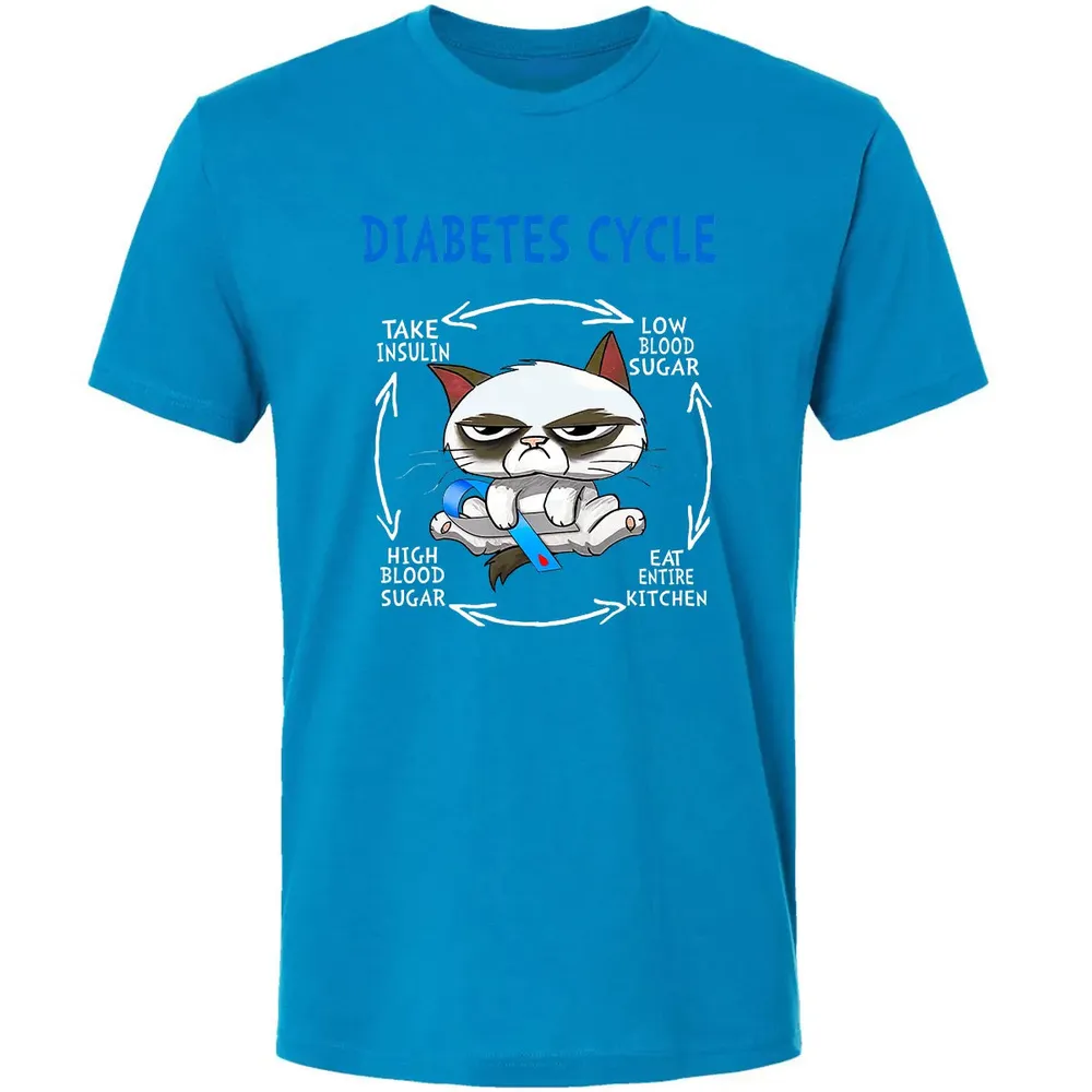 Diabetes Cycle Premium Unisex T-shirt - 15