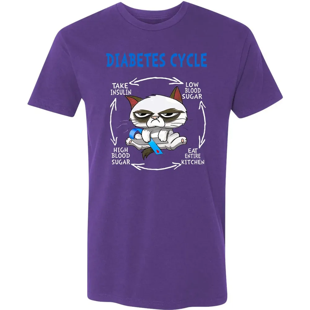 Diabetes Cycle Premium Unisex T-shirt - 7
