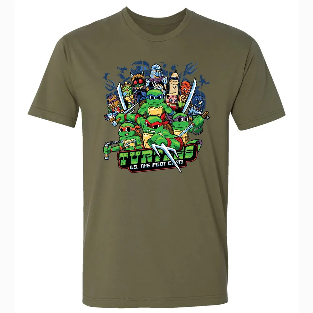 Turtles vs Foot Clan Premium Unisex T-shirt - 5