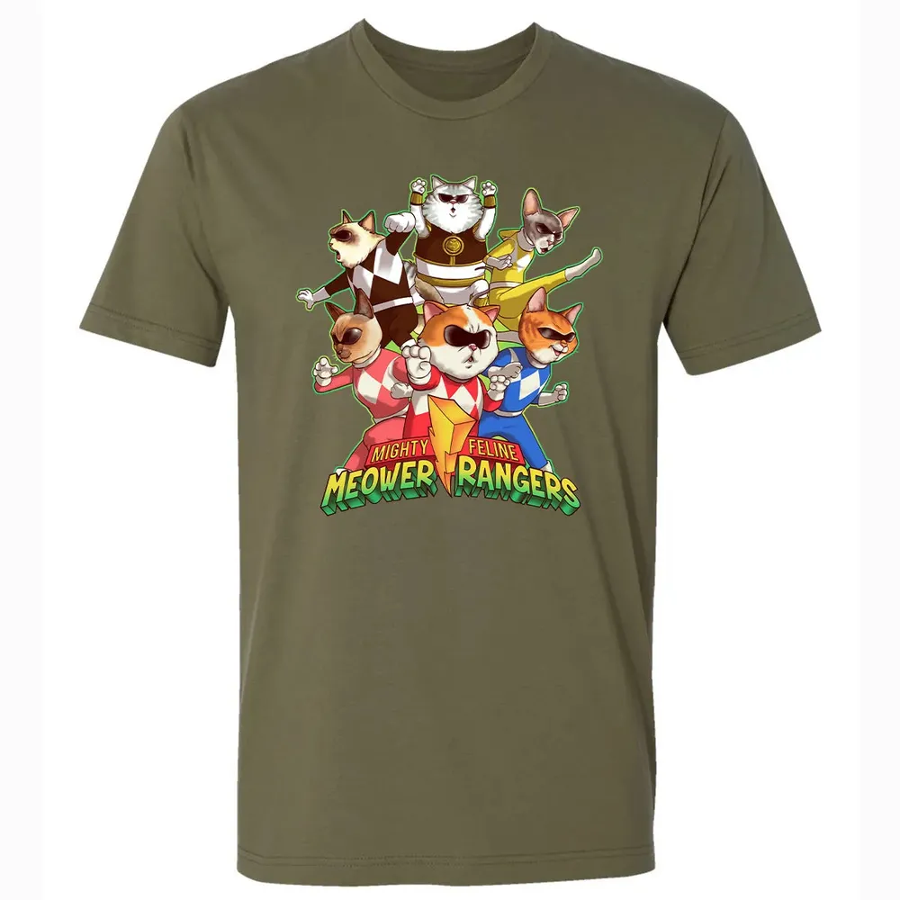 Meower Rangers Premium Unisex T-shirt - 5