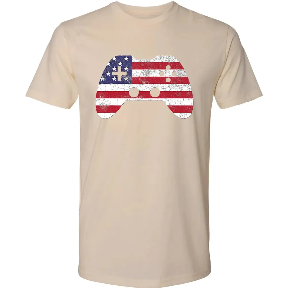 4th Of July  Gift Video Game Gamer Kids Boys Men USA Premium Unisex T-shirt - 13