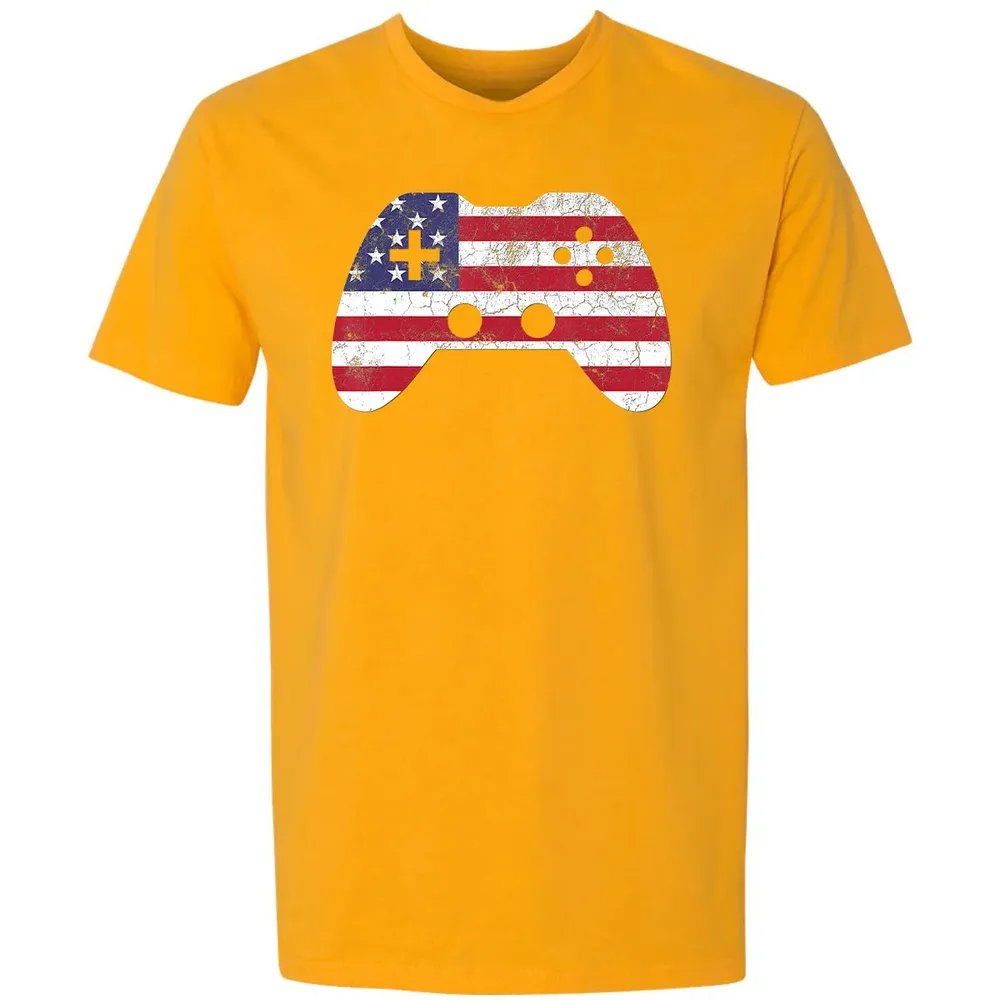 4th Of July  Gift Video Game Gamer Kids Boys Men USA Premium Unisex T-shirt - 11