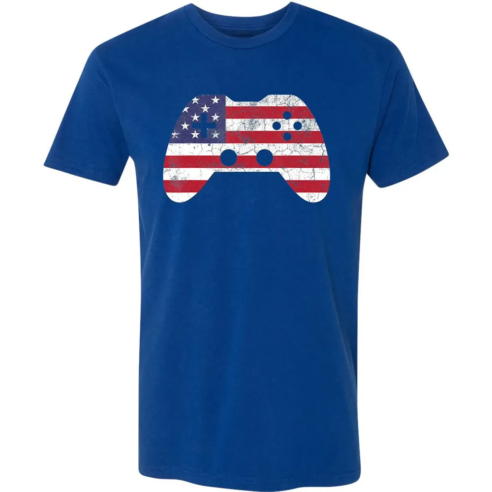4th Of July  Gift Video Game Gamer Kids Boys Men USA Premium Unisex T-shirt - 10