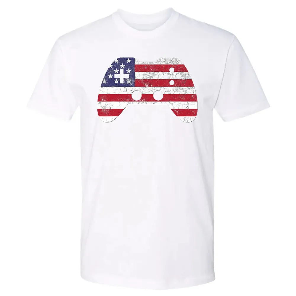4th Of July  Gift Video Game Gamer Kids Boys Men USA Premium Unisex T-shirt - 4