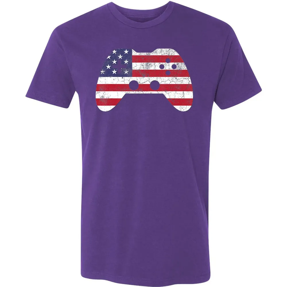 4th Of July  Gift Video Game Gamer Kids Boys Men USA Premium Unisex T-shirt - 7