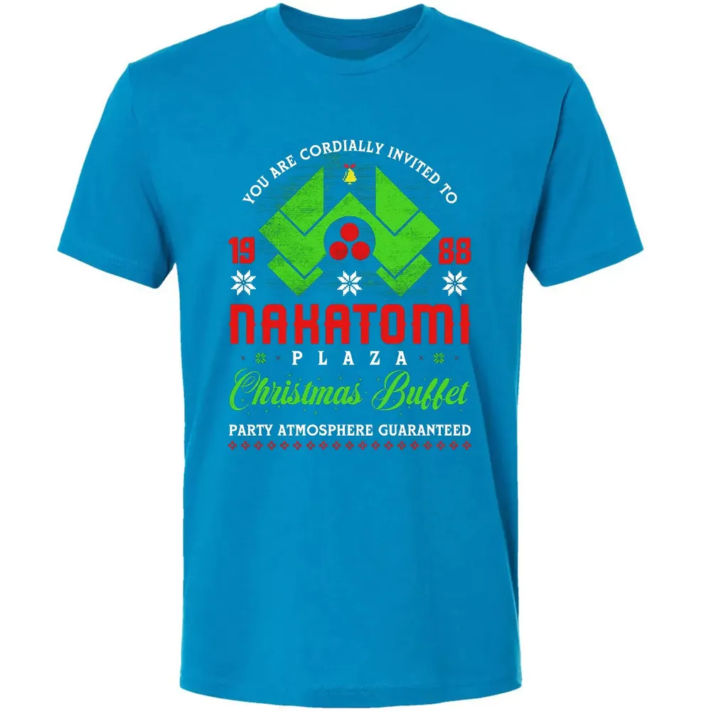 Nakatomi Plaza Christmas Buffet Premium Unisex T-shirt - 15