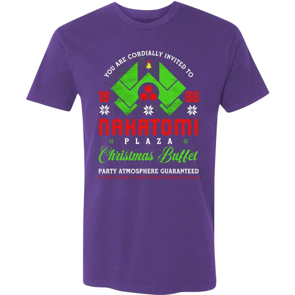 Nakatomi Plaza Christmas Buffet Premium Unisex T-shirt - 7