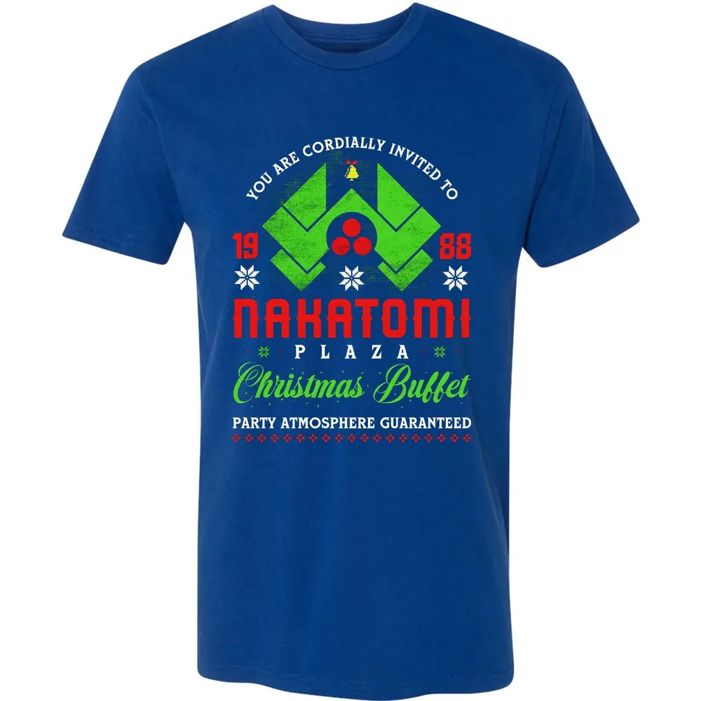 Nakatomi Plaza Christmas Buffet Premium Unisex T-shirt - 10