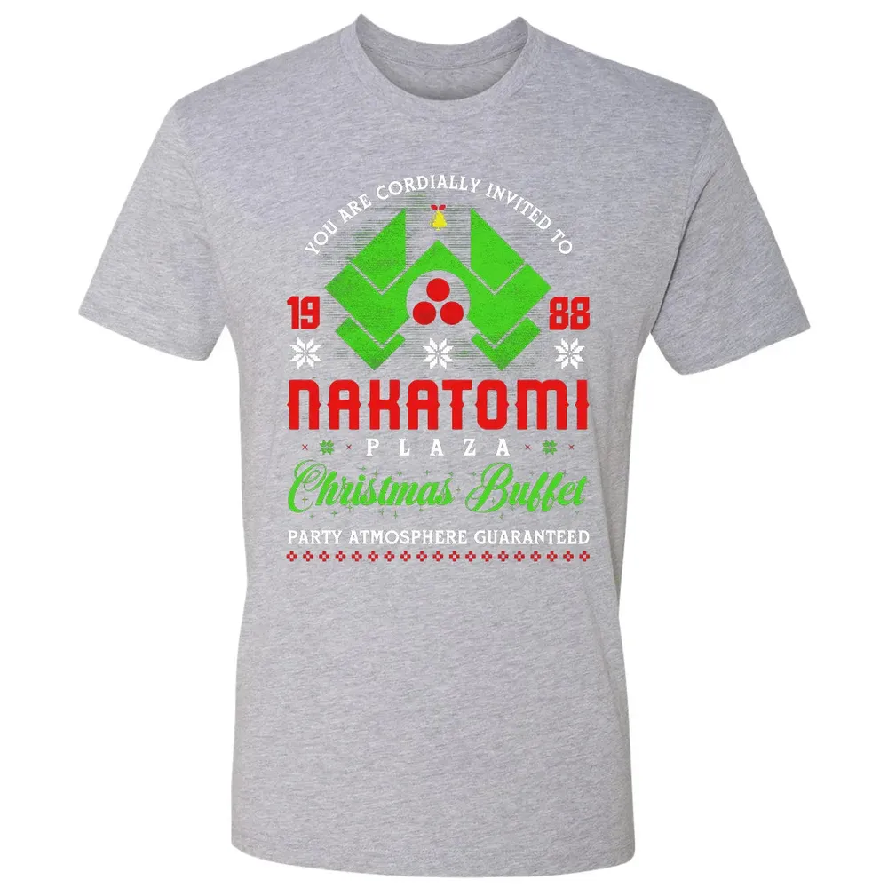 Nakatomi Plaza Christmas Buffet Premium Unisex T-shirt - 9