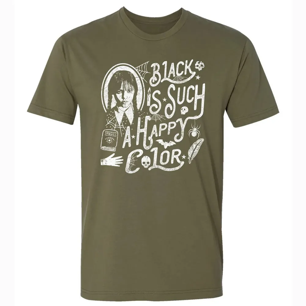 Black Is Such A Happy Color Premium Unisex T-shirt - 5