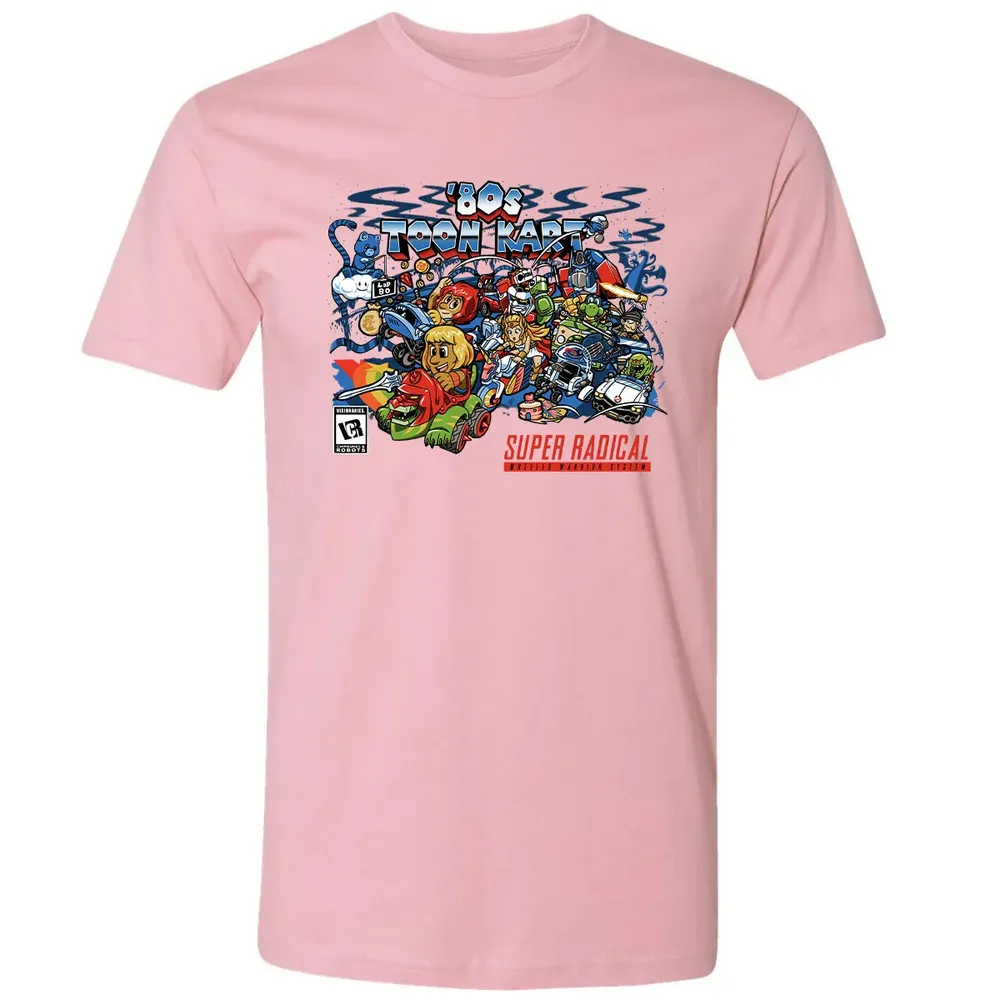80s Toon Kart Premium Unisex T-shirt - 3
