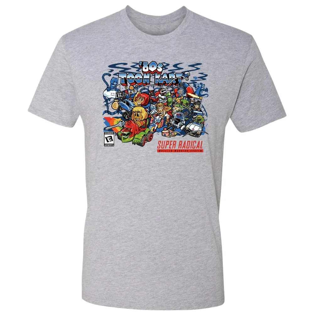 80s Toon Kart Premium Unisex T-shirt - 9