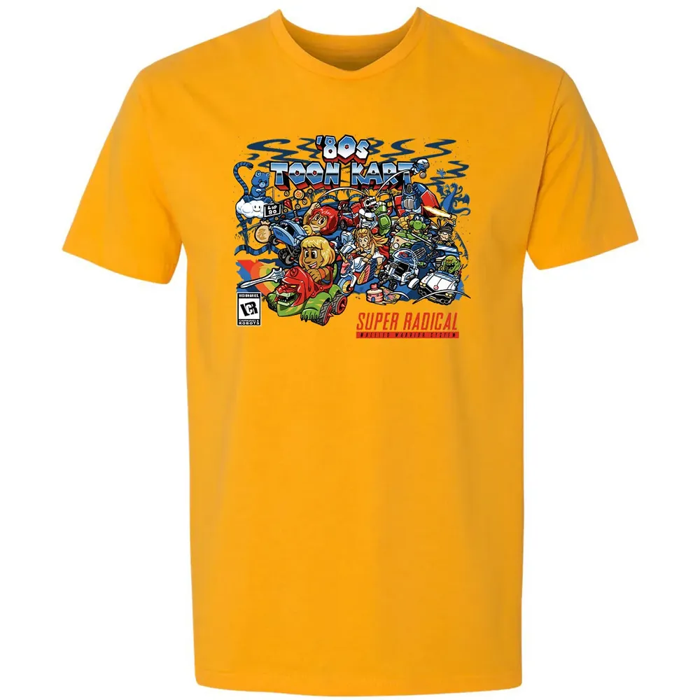 80s Toon Kart Premium Unisex T-shirt - 11