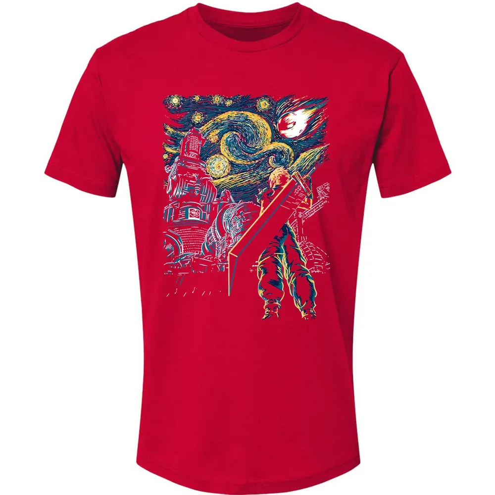 FF 7 Starry Night Premium Unisex T-shirt - 6