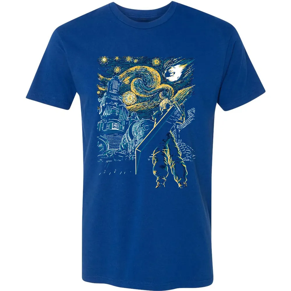 FF 7 Starry Night Premium Unisex T-shirt - 10