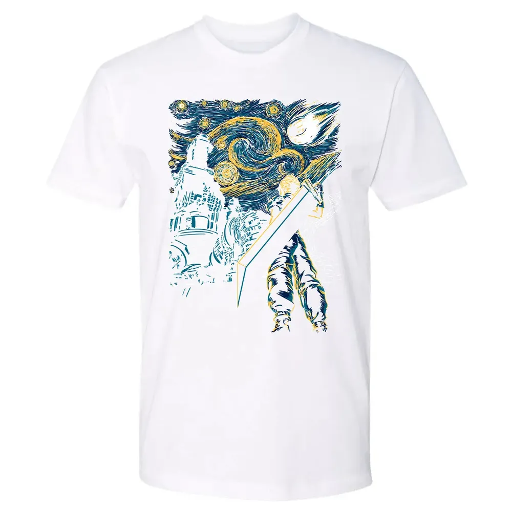 FF 7 Starry Night Premium Unisex T-shirt - 4