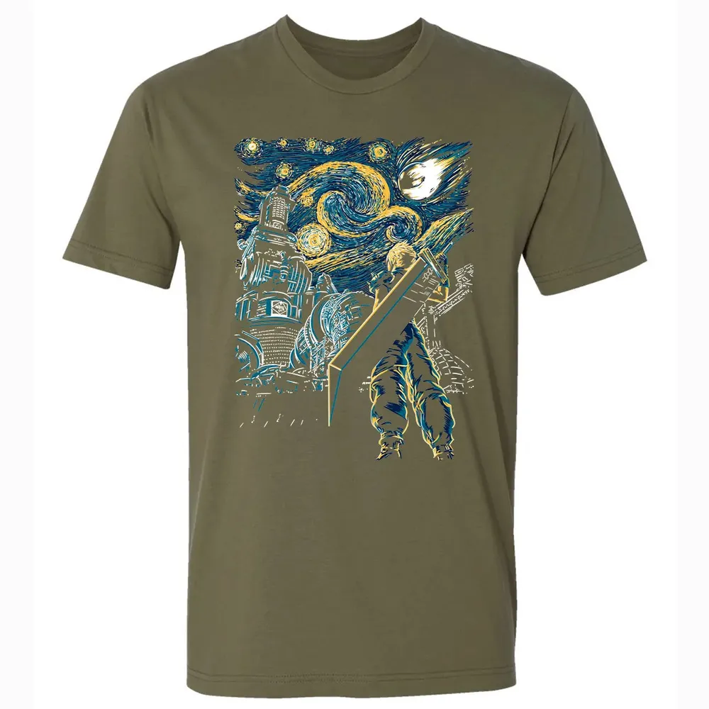 FF 7 Starry Night Premium Unisex T-shirt - 5