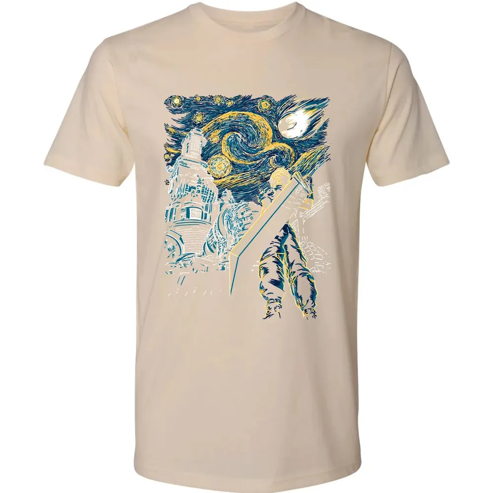 FF 7 Starry Night Premium Unisex T-shirt - 13