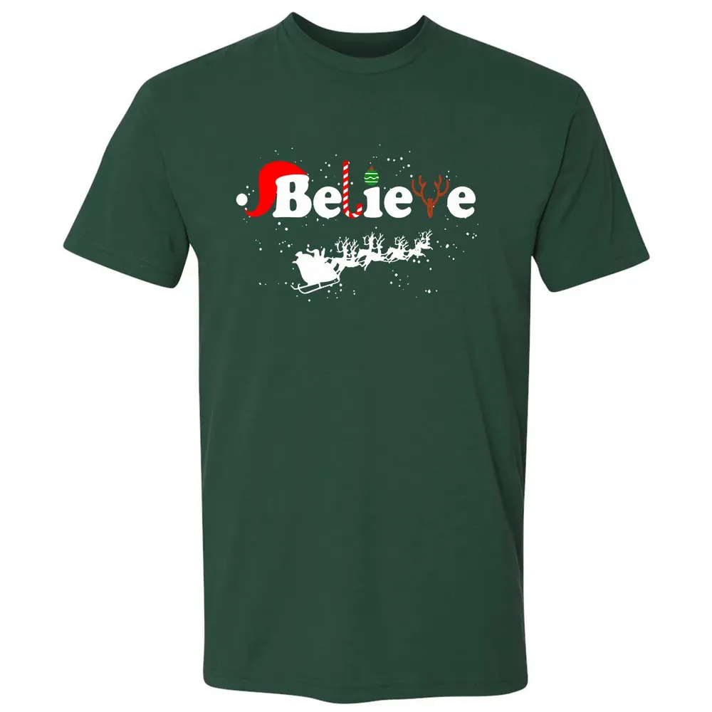 Believe in Santa Premium Unisex T-shirt - 12