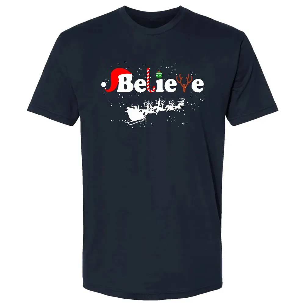 Believe in Santa Premium Unisex T-shirt - 2