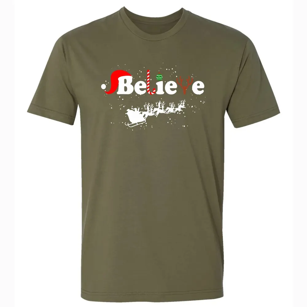 Believe in Santa Premium Unisex T-shirt - 5