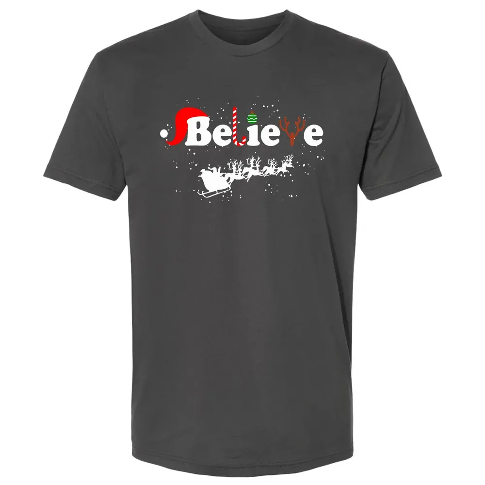 Believe in Santa Premium Unisex T-shirt - 8