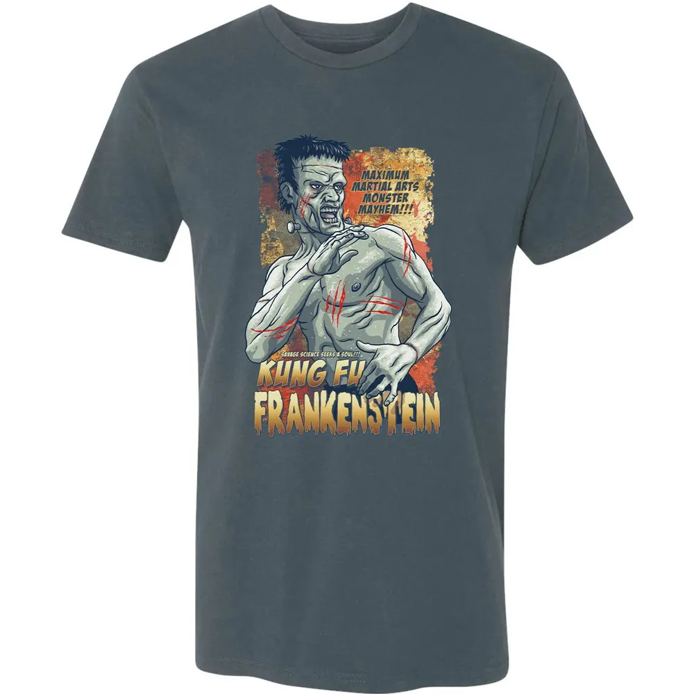 Kung Fu Frankenstein Premium Unisex T-shirt - 14