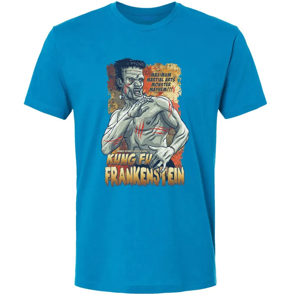 Kung Fu Frankenstein Premium Unisex T-shirt - 15