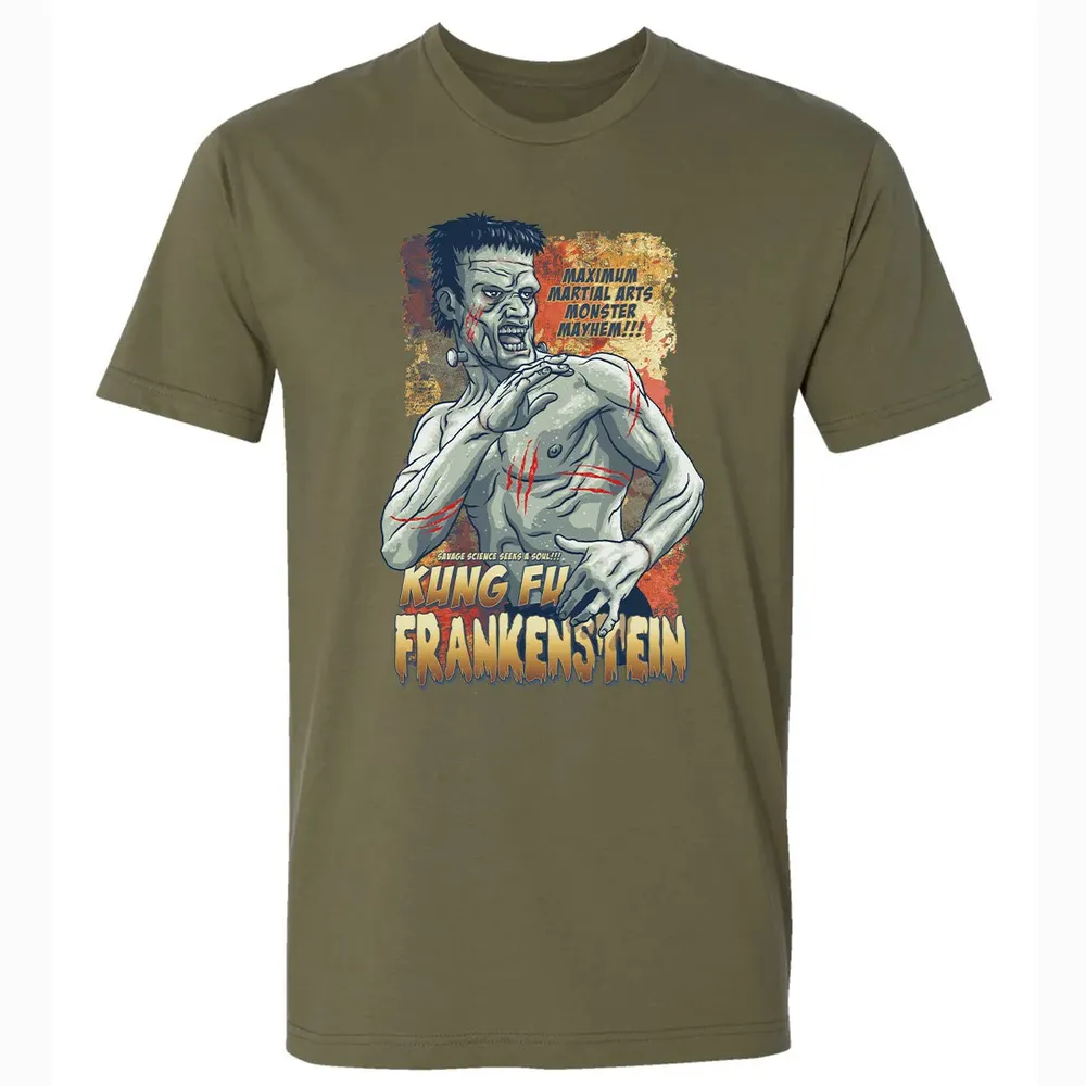 Kung Fu Frankenstein Premium Unisex T-shirt - 5