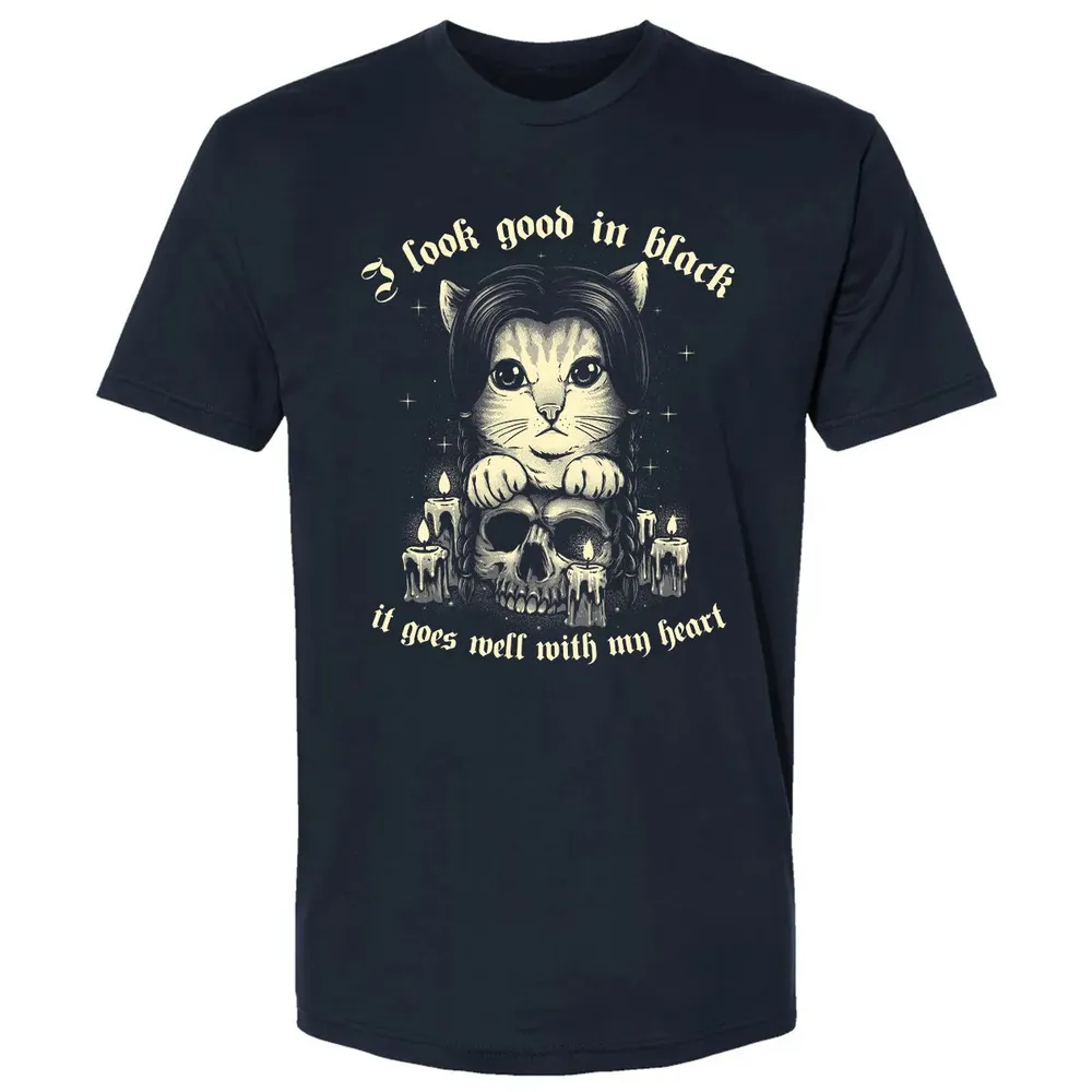 I Look good in black Premium Unisex T-shirt - 2