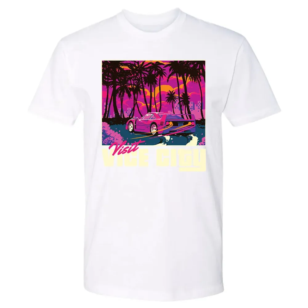 Visit Vice City Premium Unisex T-shirt - 4