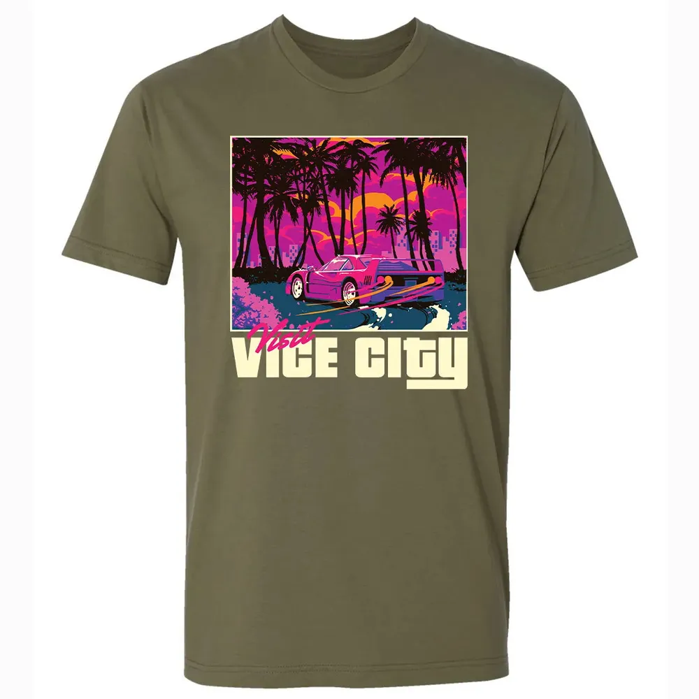 Visit Vice City Premium Unisex T-shirt - 5