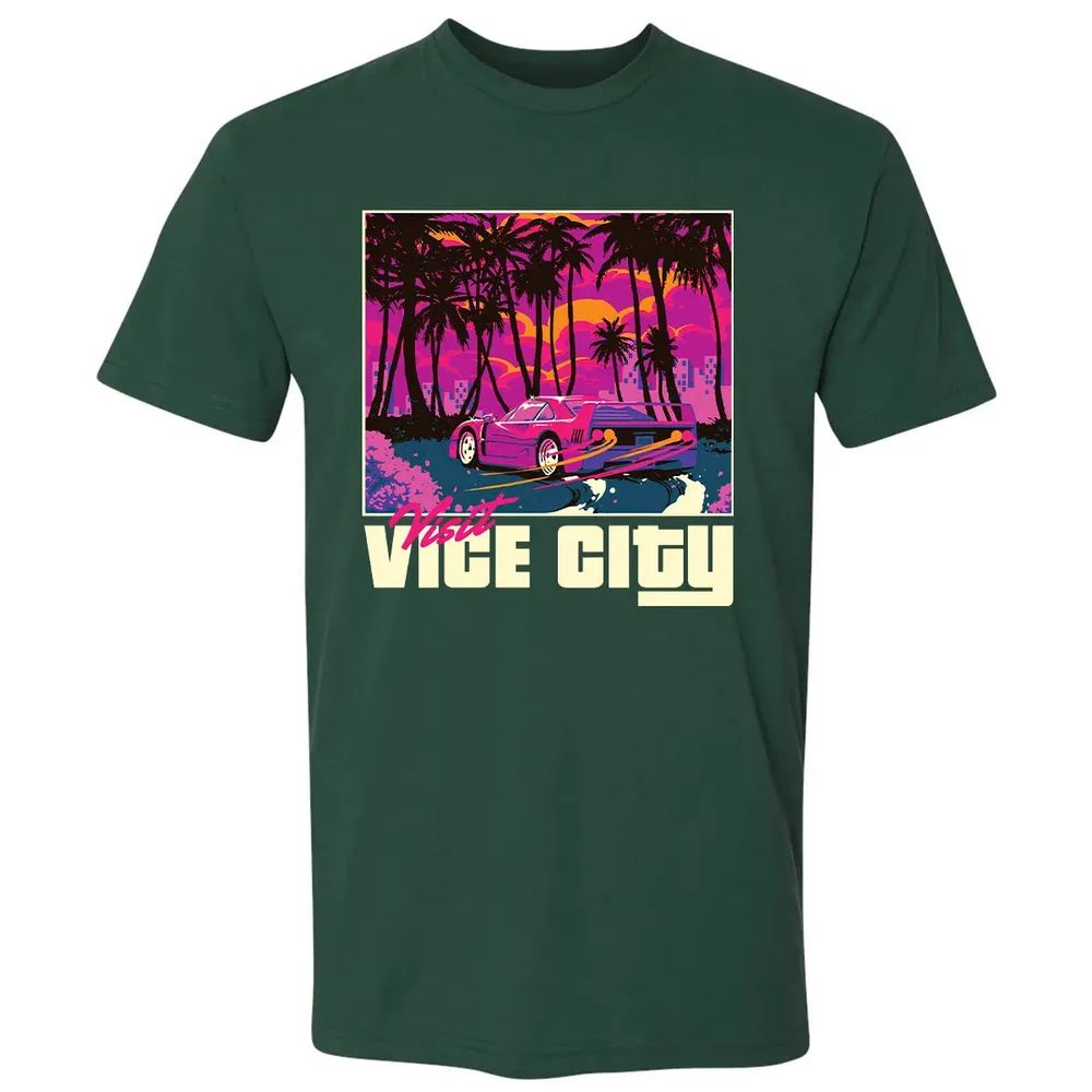 Visit Vice City Premium Unisex T-shirt - 12