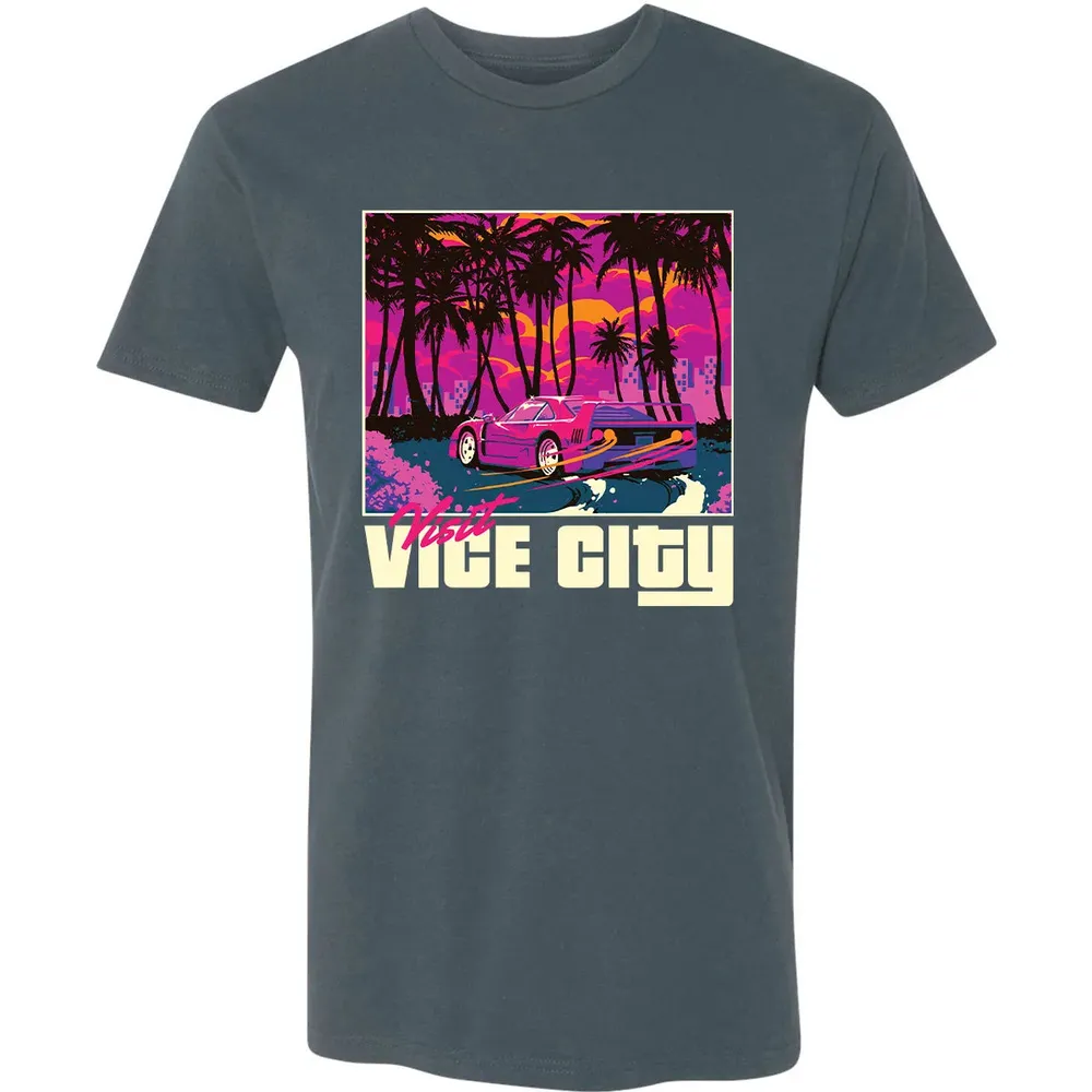 Visit Vice City Premium Unisex T-shirt - 14