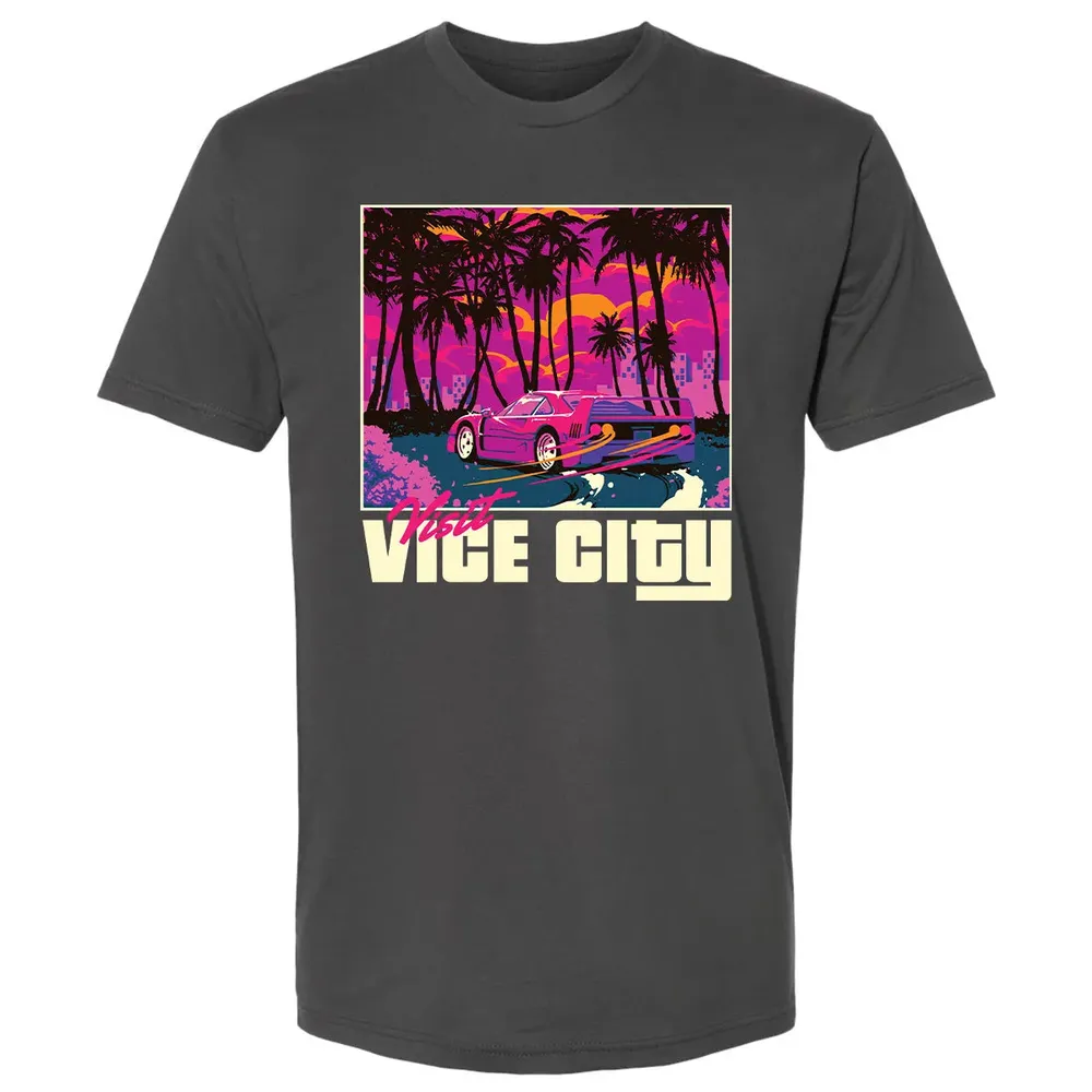 Visit Vice City Premium Unisex T-shirt - 8