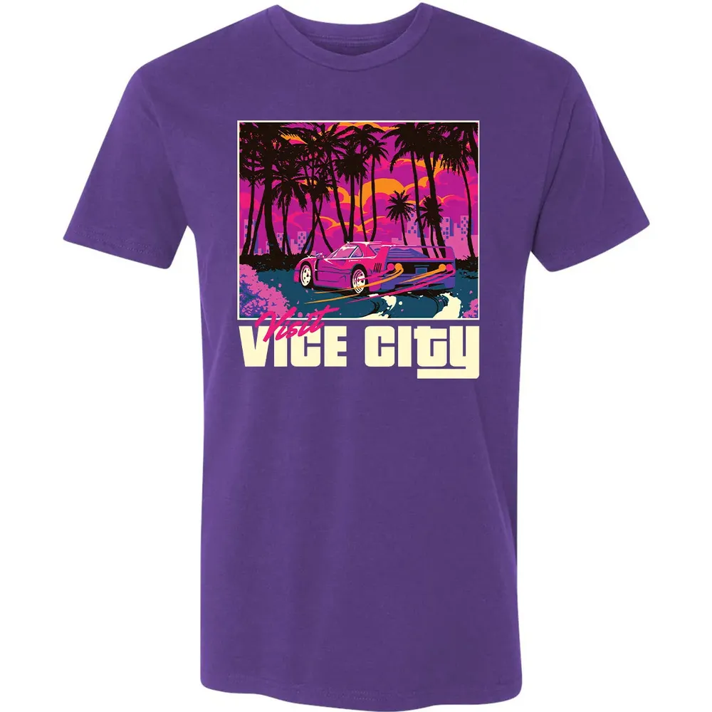 Visit Vice City Premium Unisex T-shirt - 7