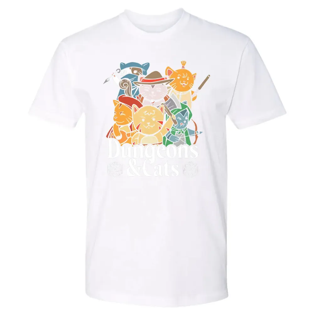Cat Retro Style T RPG Dungeon Meowster Funny Nerdy Gift Premium Unisex T-shirt - 4