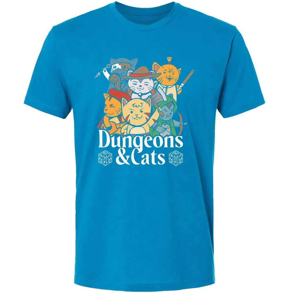 Cat Retro Style T RPG Dungeon Meowster Funny Nerdy Gift Premium Unisex T-shirt - 15
