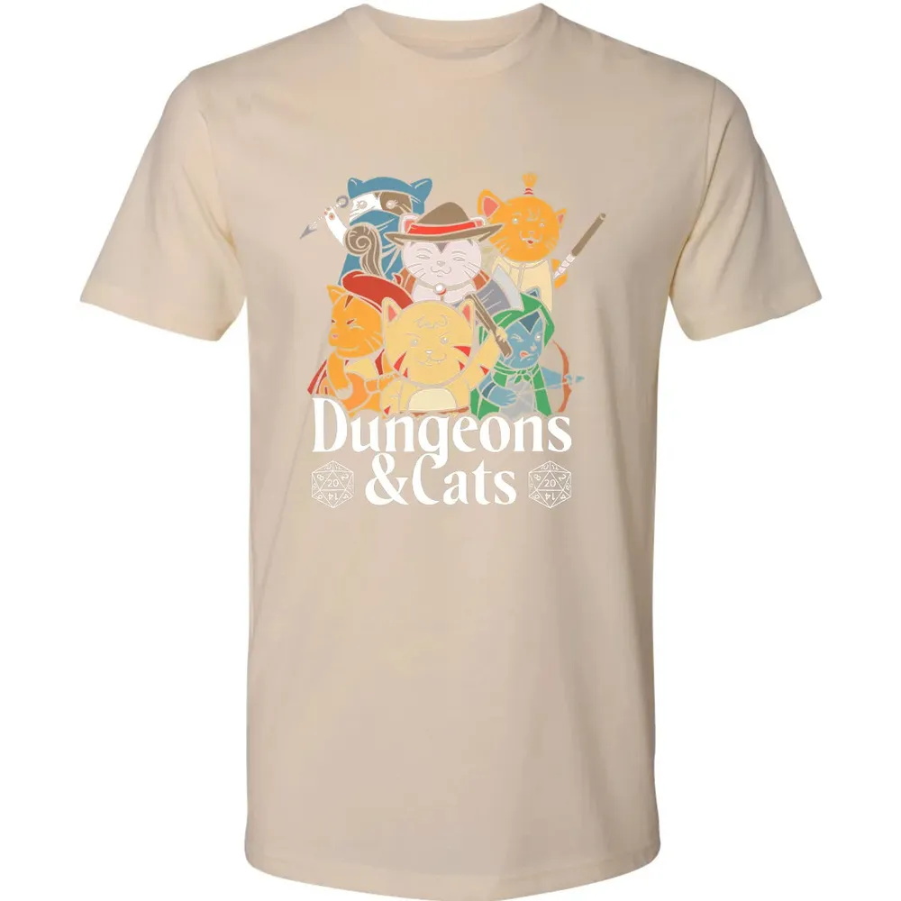 Cat Retro Style T RPG Dungeon Meowster Funny Nerdy Gift Premium Unisex T-shirt - 13