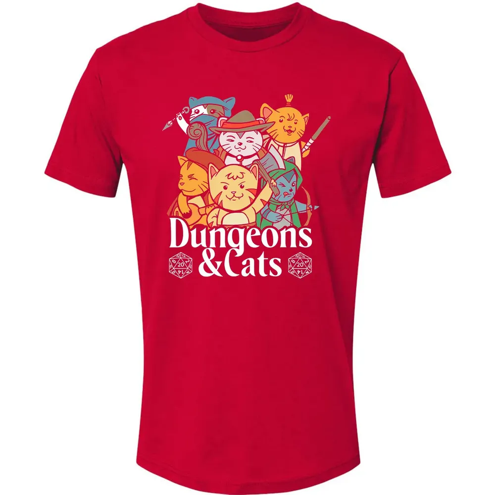Cat Retro Style T RPG Dungeon Meowster Funny Nerdy Gift Premium Unisex T-shirt - 6