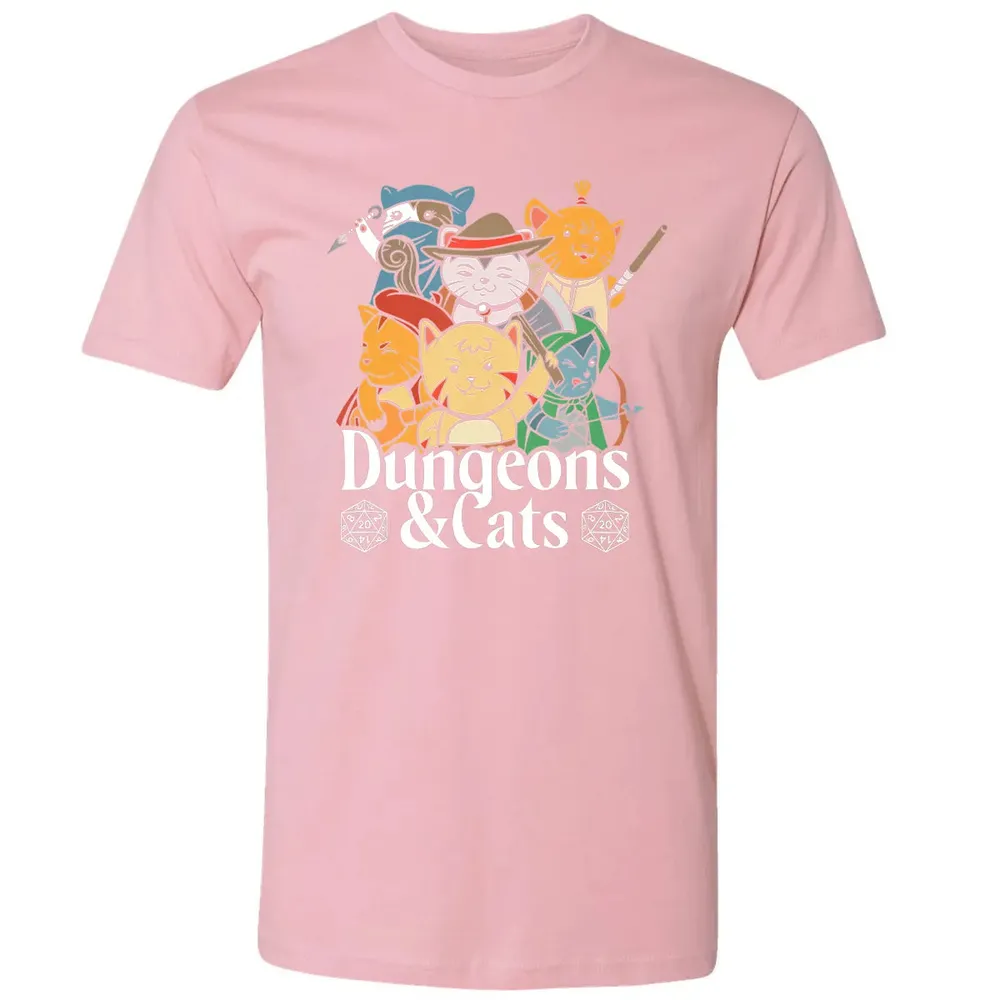 Cat Retro Style T RPG Dungeon Meowster Funny Nerdy Gift Premium Unisex T-shirt - 3