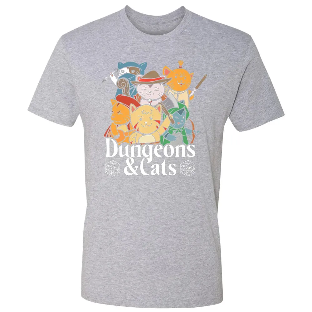 Cat Retro Style T RPG Dungeon Meowster Funny Nerdy Gift Premium Unisex T-shirt - 9
